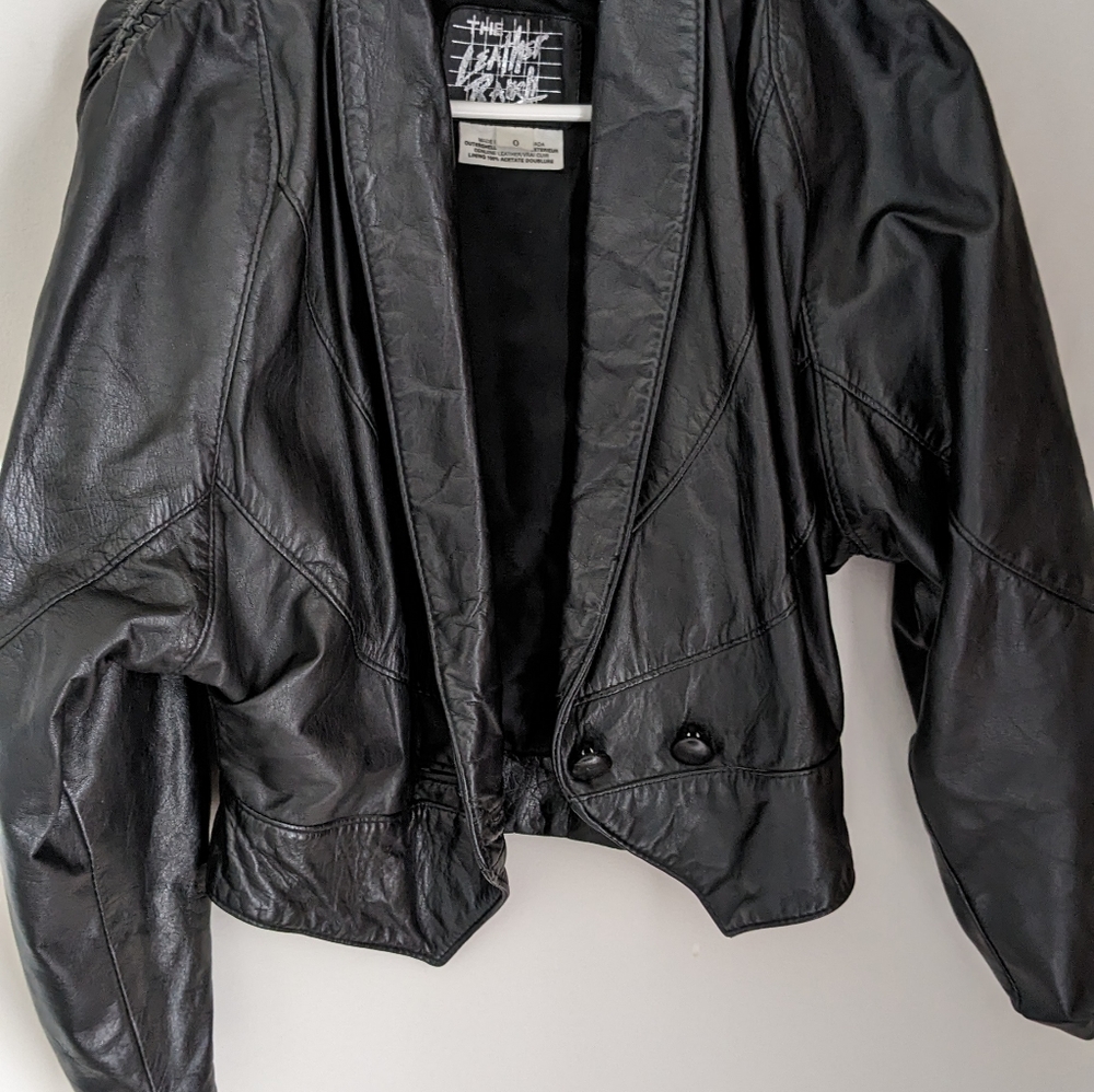 Vintage leather jacket from 1988 originally bought  leather ranch in Calgary